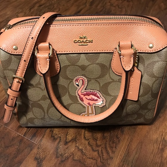 coach flamingo purse